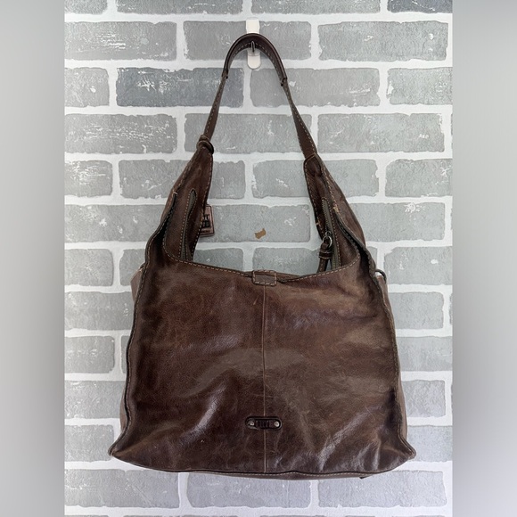 Frye Handbags - Vintage Frye Whiskey Brown Leather Shoulder Bag Purse